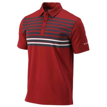 Pánské Polo Columbia Golf Omni-Wick Energy Červené SWELPH402